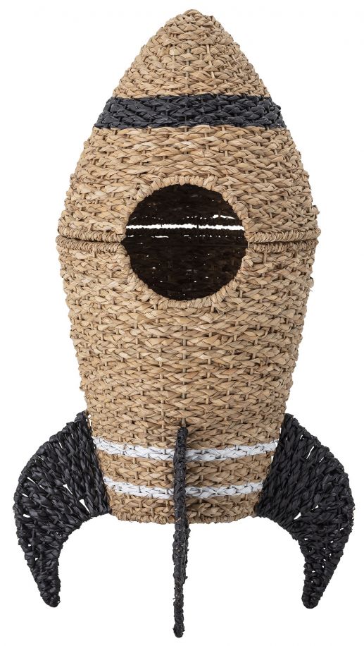 Säilytyskori 'Space raketti' - Luonto/Musta