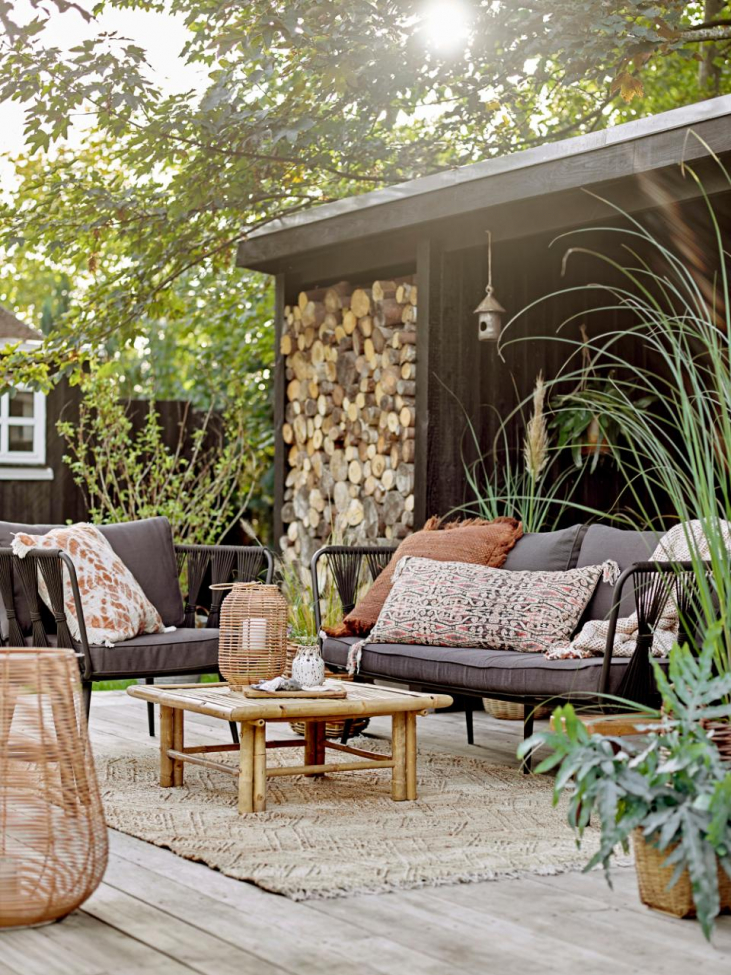 Sohva 'Pavone' - Musta