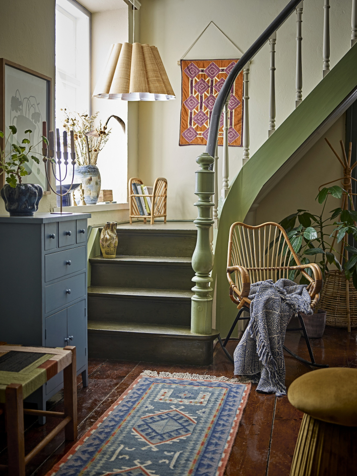 Keinutuoli 'Reine' - Luonnonvärinen/Rottinki