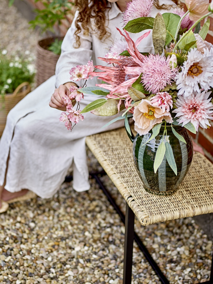 Puutarhapenkki 'Adilly' – Luonnonvärinen/Rottinki