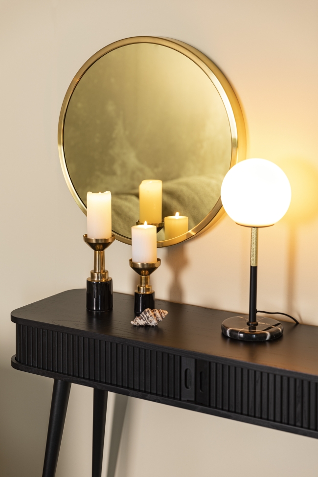 Valaisin 'Glam' - Musta