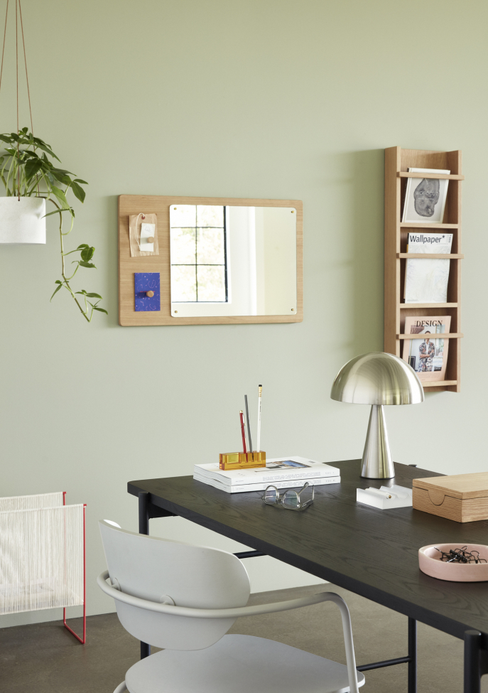 Seinäpeili magneeteilla 'Split' 80x50cm - Tammi