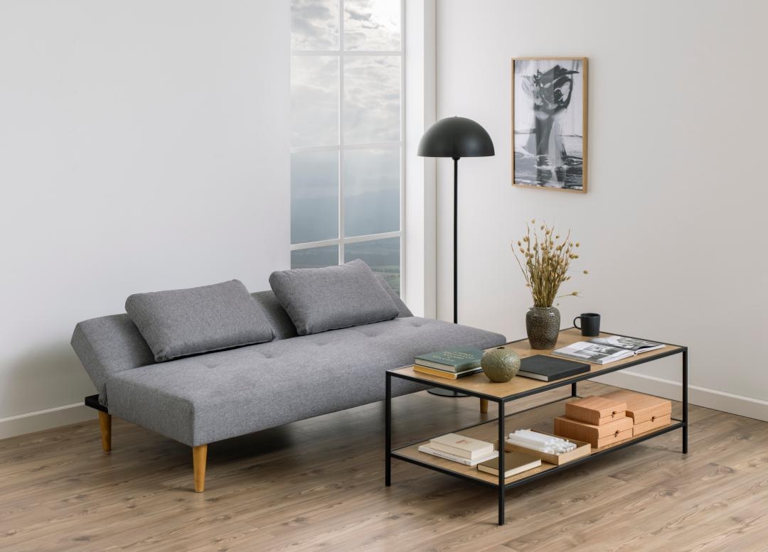 Vuodesohva 'Lucca' - Harmaa