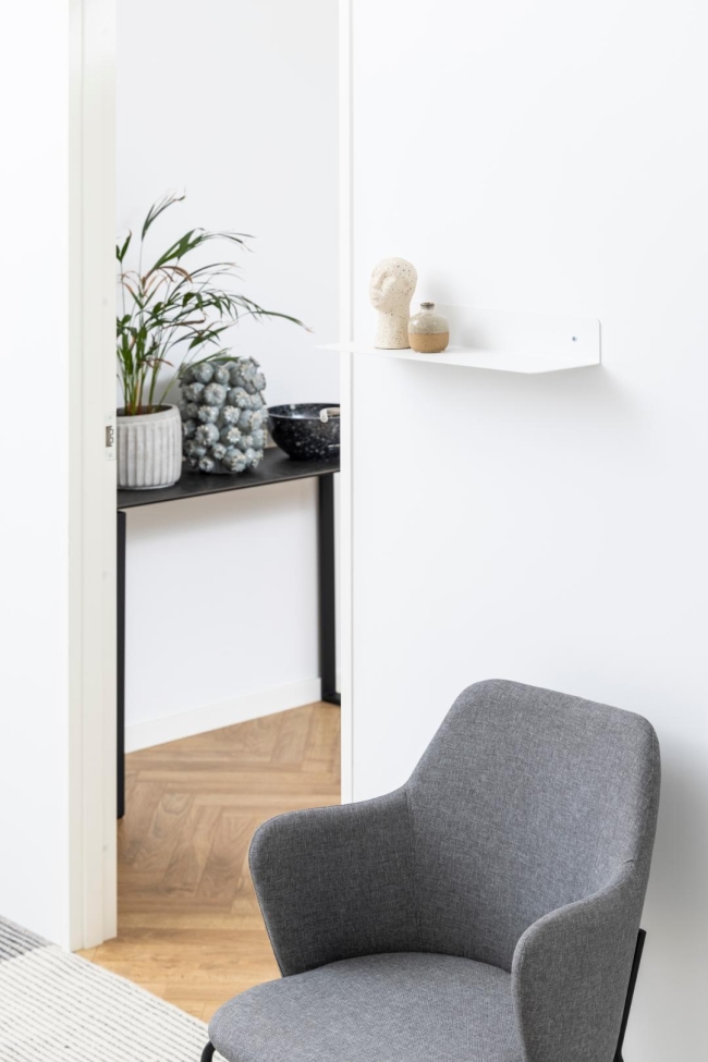 Seinähylly 'Joliet' - Valkoinen