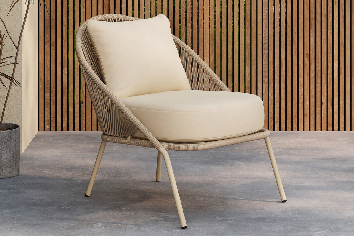 Lounge-tuoli 'Luna' - Beige