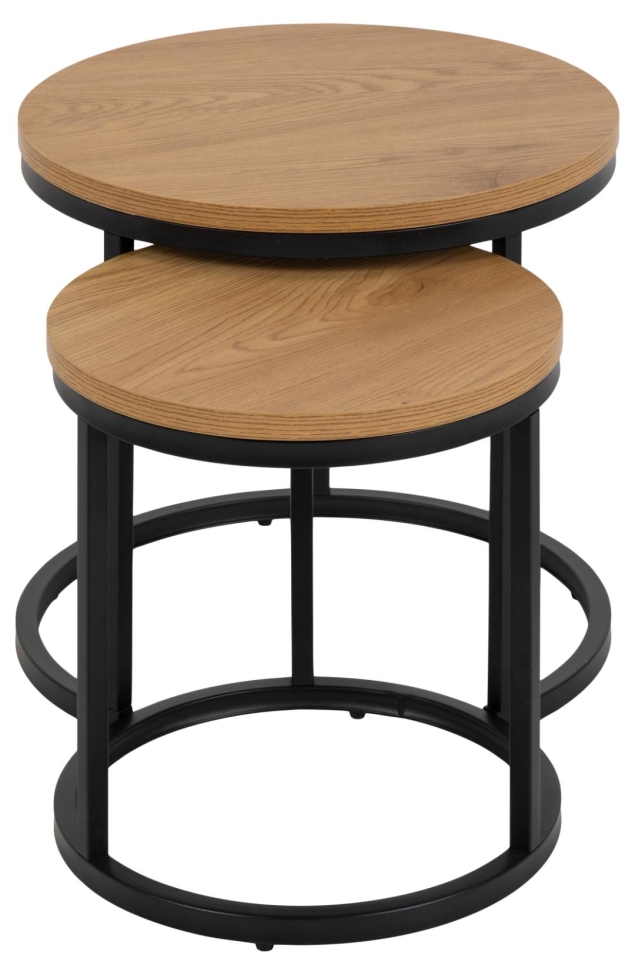 Soitto-pöytä 'Spiro' - Luonto/Musta