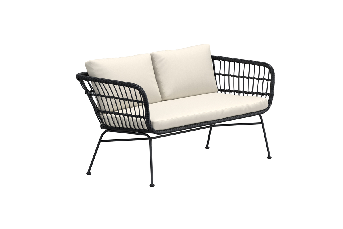Sohva 'Isola' - Musta/Beige