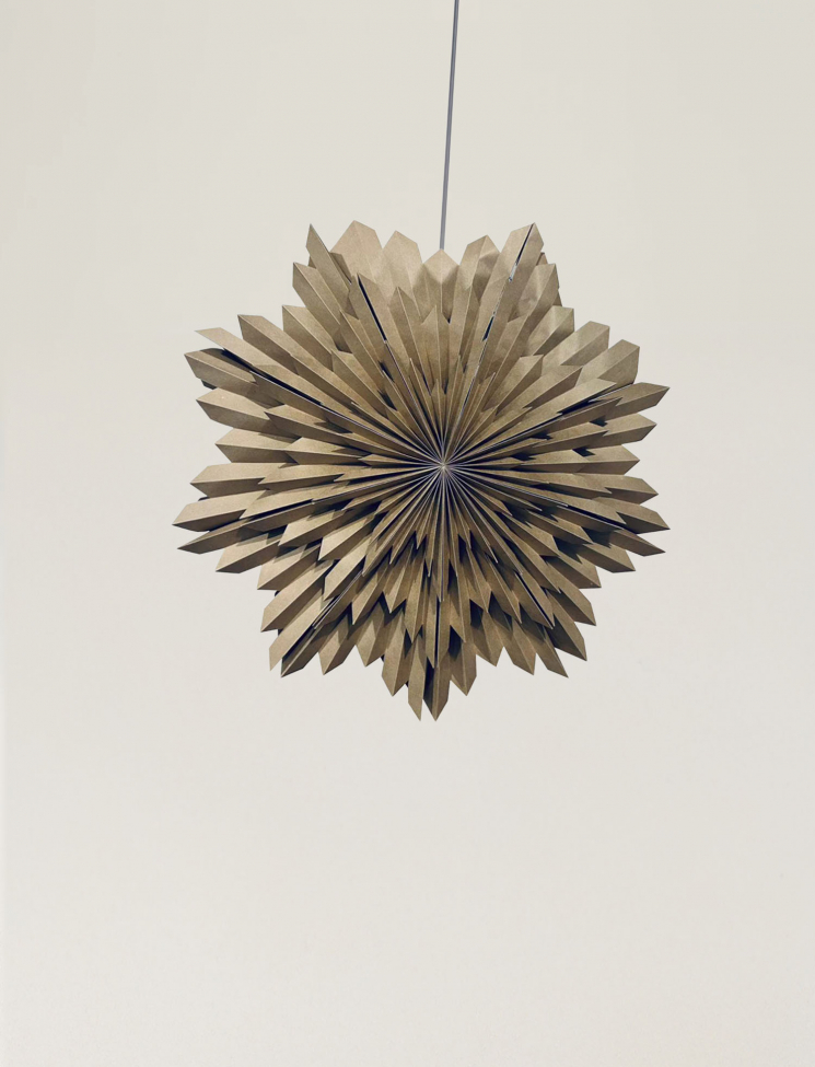 Adventtitähti 'Oslo' 80cm - Ruskea