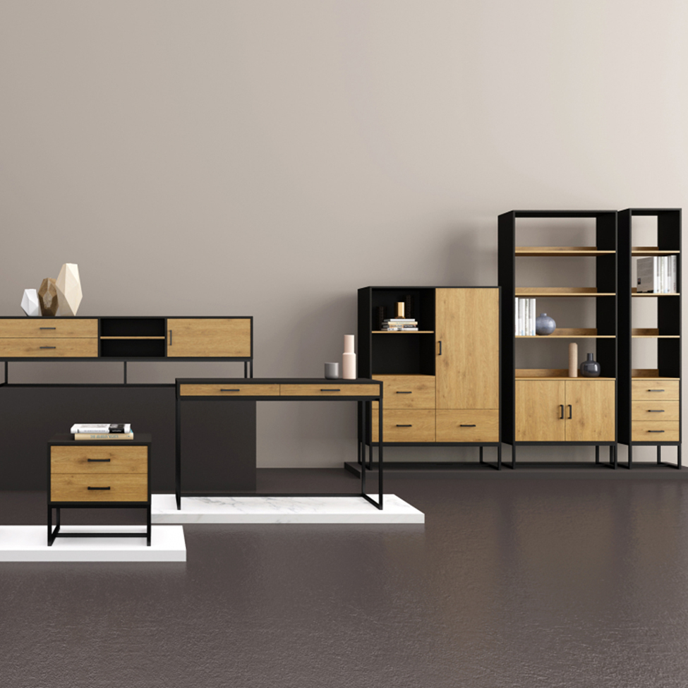 Kaappi 'Amster' - Tammi/Musta