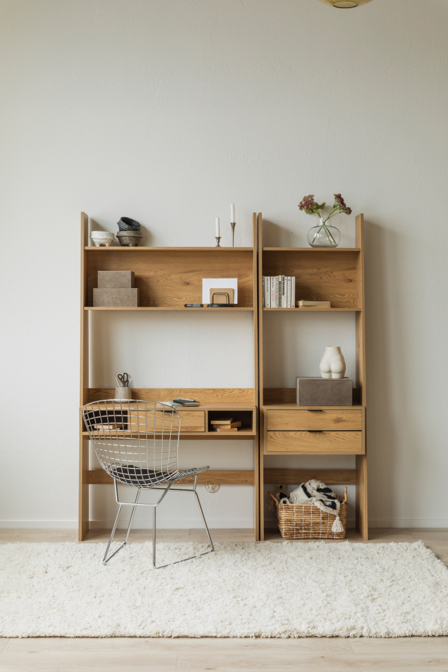 Työpöytä 'Berkley' - Tammi/Luonnonväri