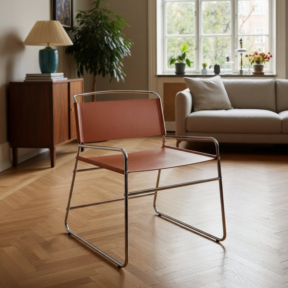 Tuoli 'Lucca' - Ruskea