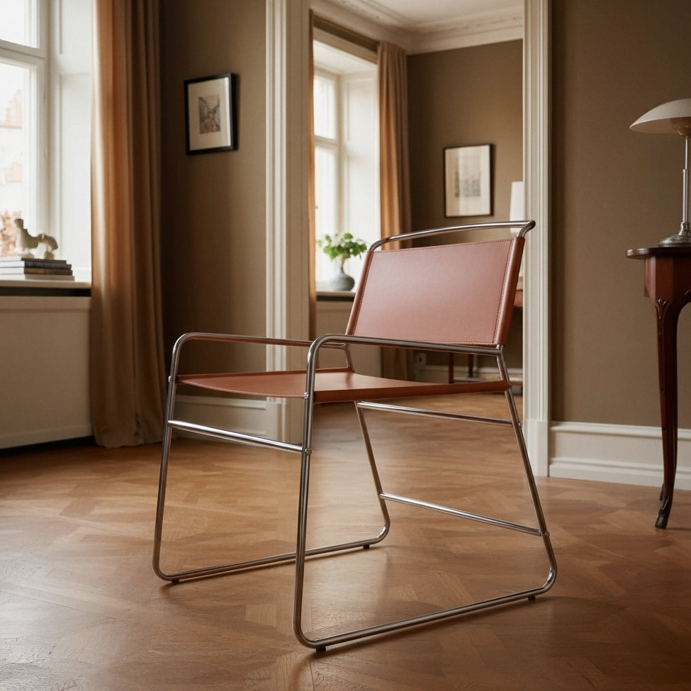 Tuoli 'Lucca' - Ruskea