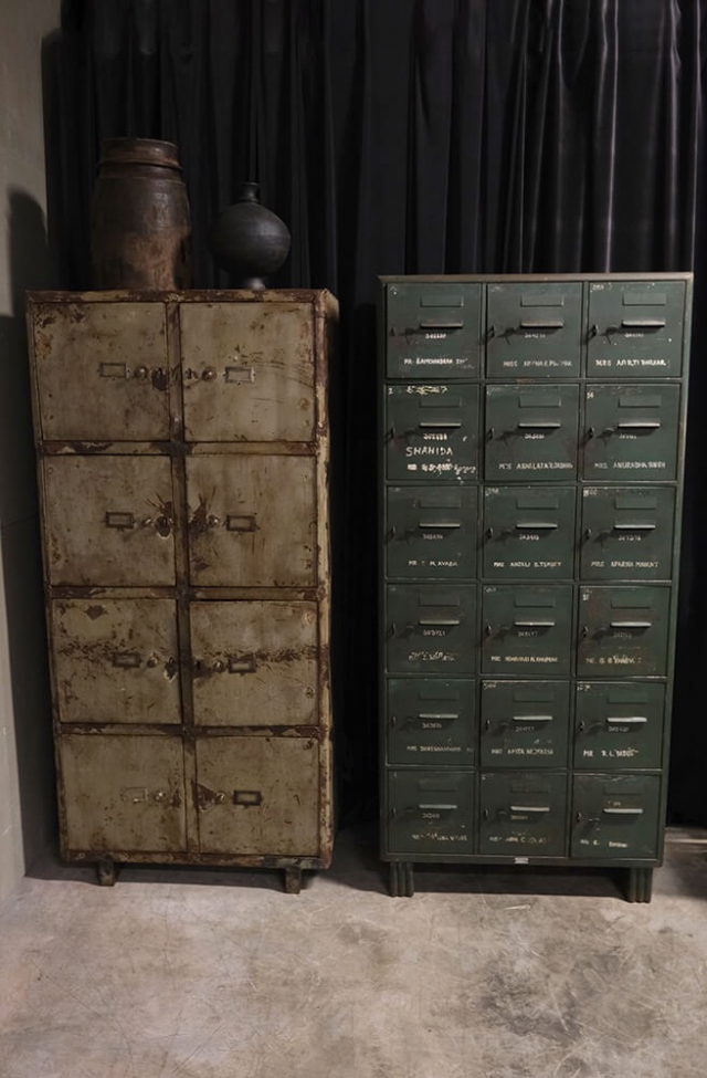 Kaappi 'Old locker' - Vihreä