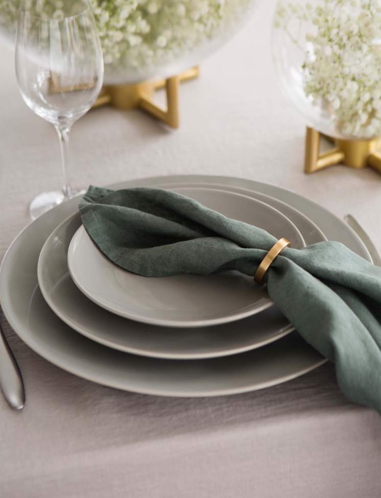 Servettirenkaat 'Vasa' Pyöreä 4,7cm - Messinki