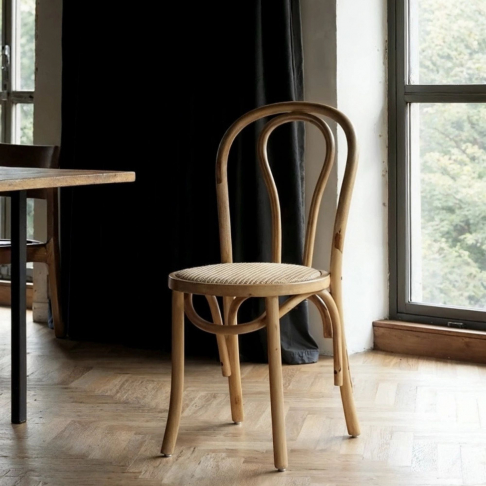 Tuoli 'Bistro' - Rottinki/Luonnonväri