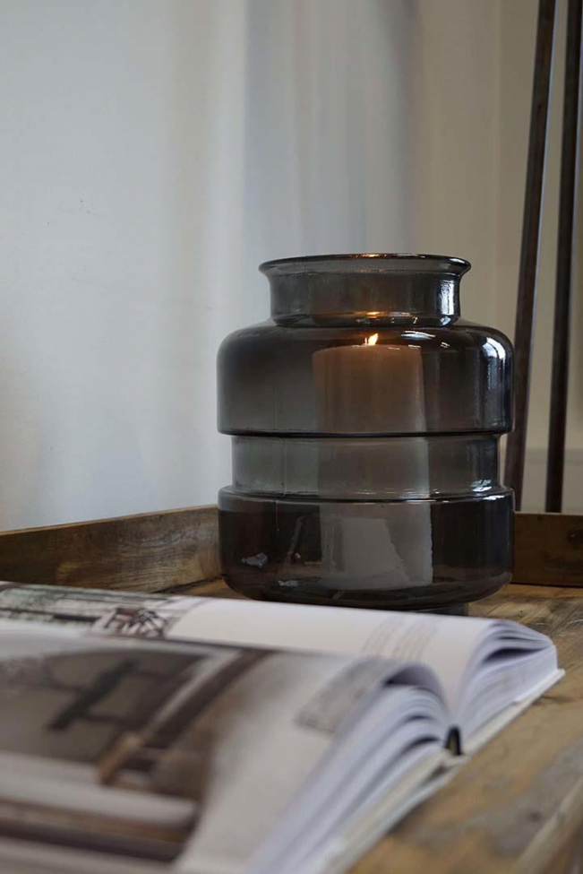 Lasivasi 'Noel' - Harmaa