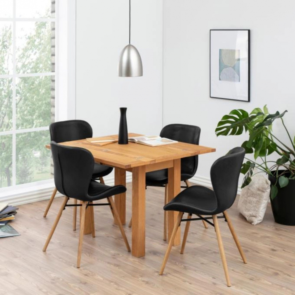 Tuoli 'Böda' - Luonto/Musta