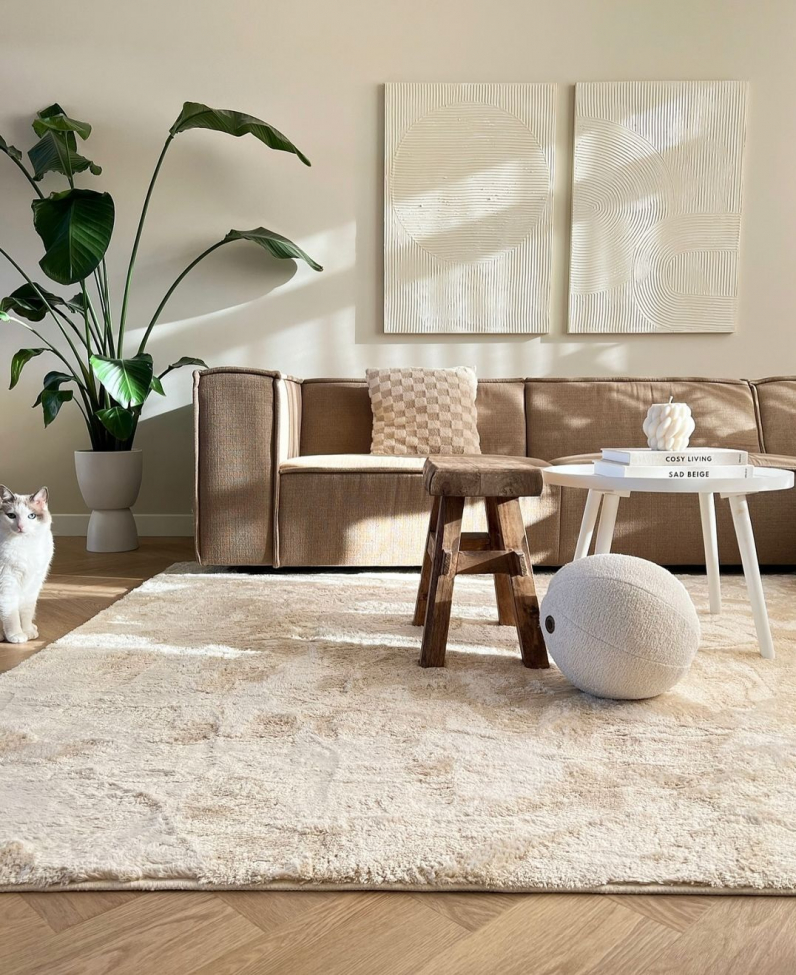 Matto 'Aranga Super Soft' - Beige