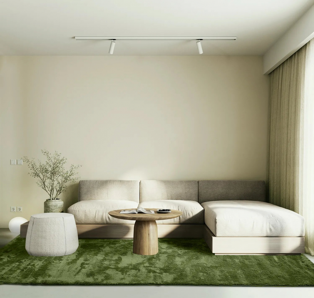 Matto 'Aranga Super Soft' - Oliivi