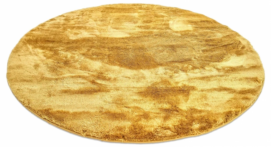 Pyöreä matto 'Aranga Super Soft' - Oranssi