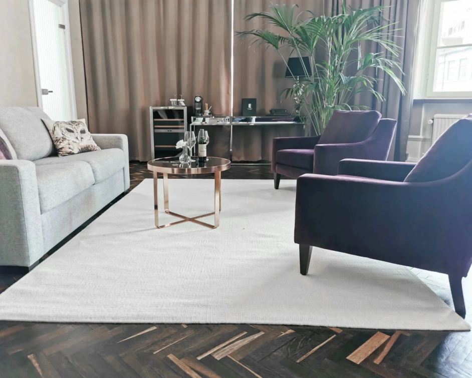 Villamatto 'Hamilton' - Valkoinen