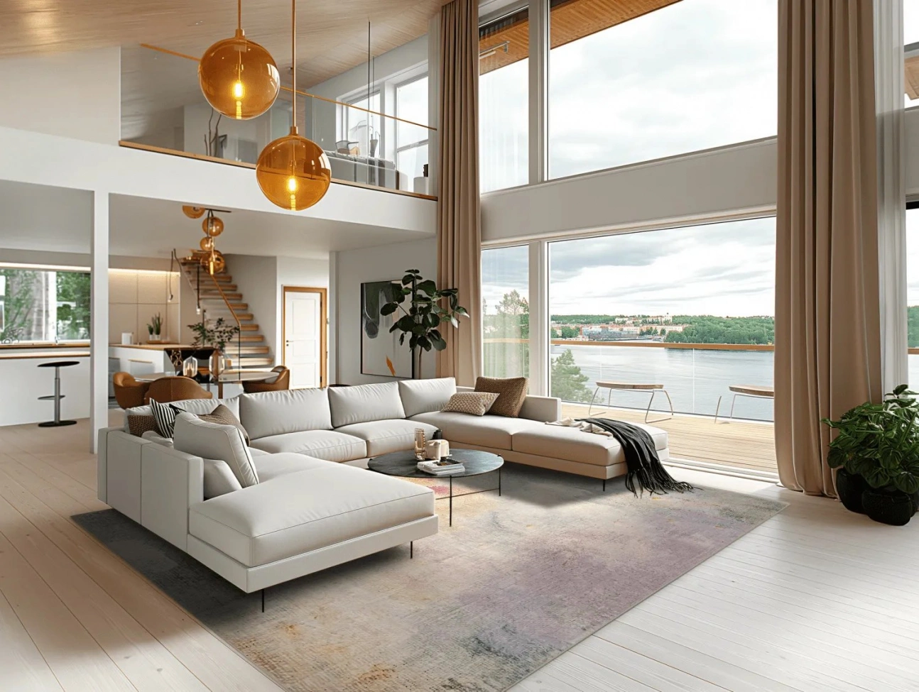 Wilton-matto 'Mogoro' - Monivärinen