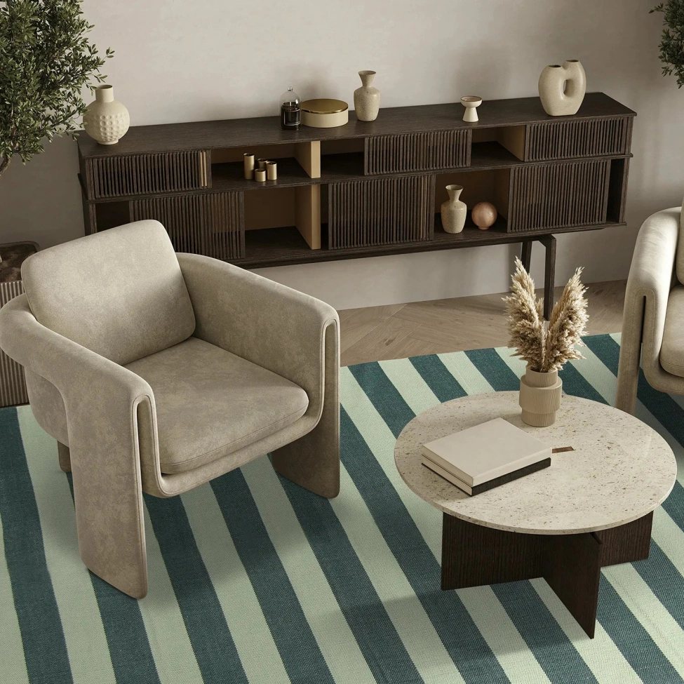 Puuvillamatto 'Nilo' - Vihreä