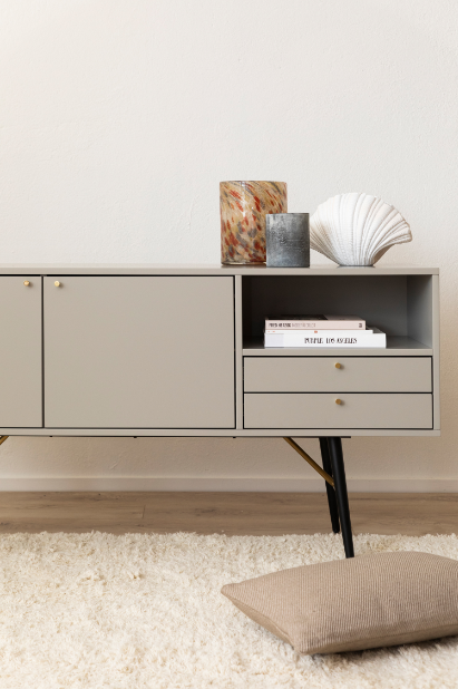 TV-taso 'Creme' - Harmaa