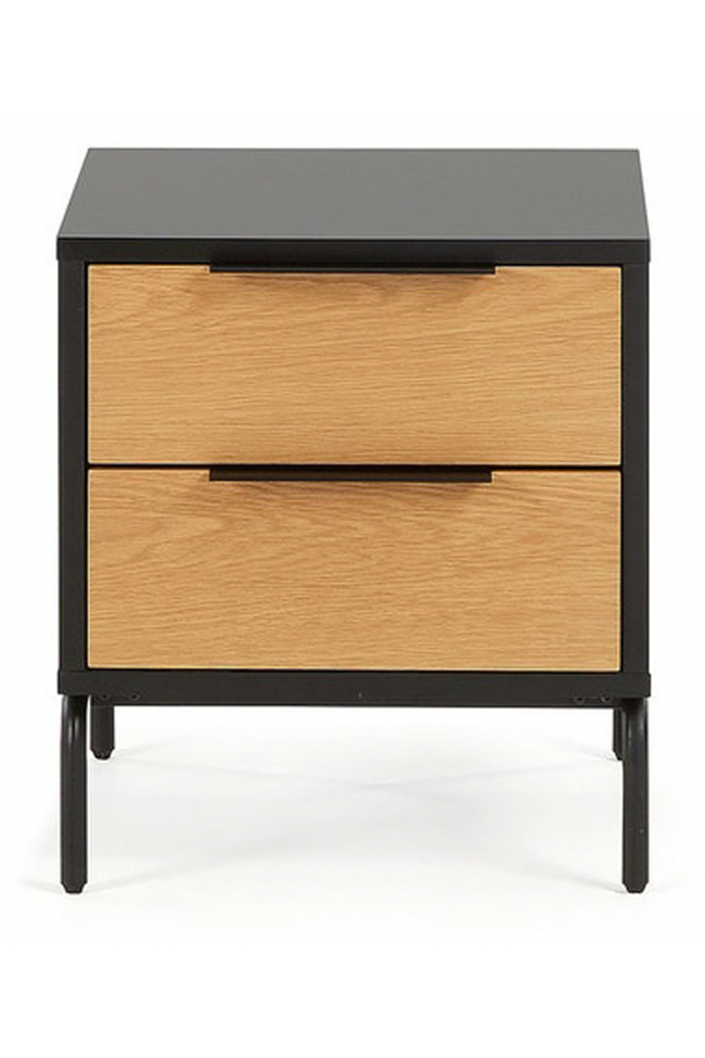 Yöpöytä 'Koln' - Tammi/Musta