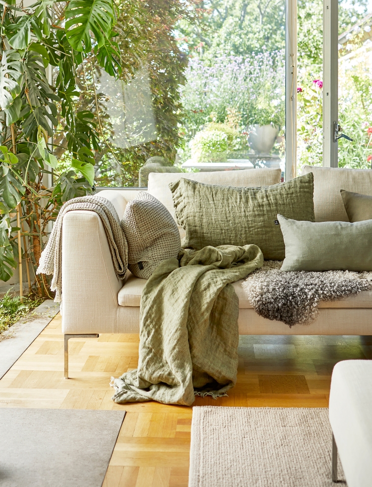 Peitto 'Hannelin' 130x170 - Vihreä