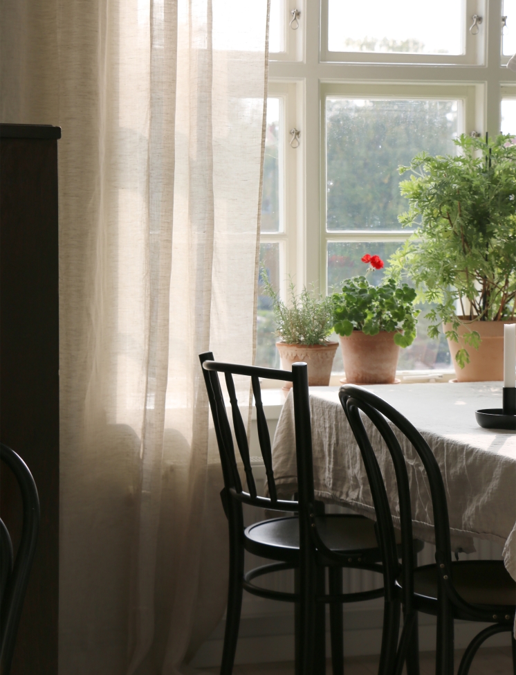 Verho rypytysnauhalla 'Dalsland' 145x290 - Luonnonväri