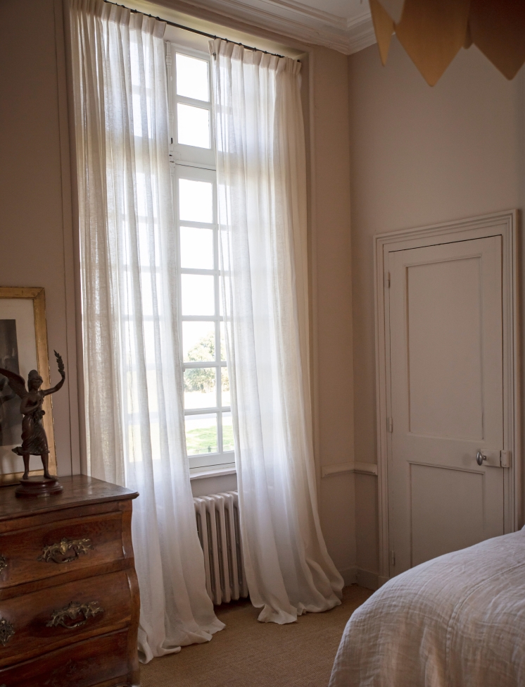 Verho 'Sunrise' 280x250 - Valkoinen