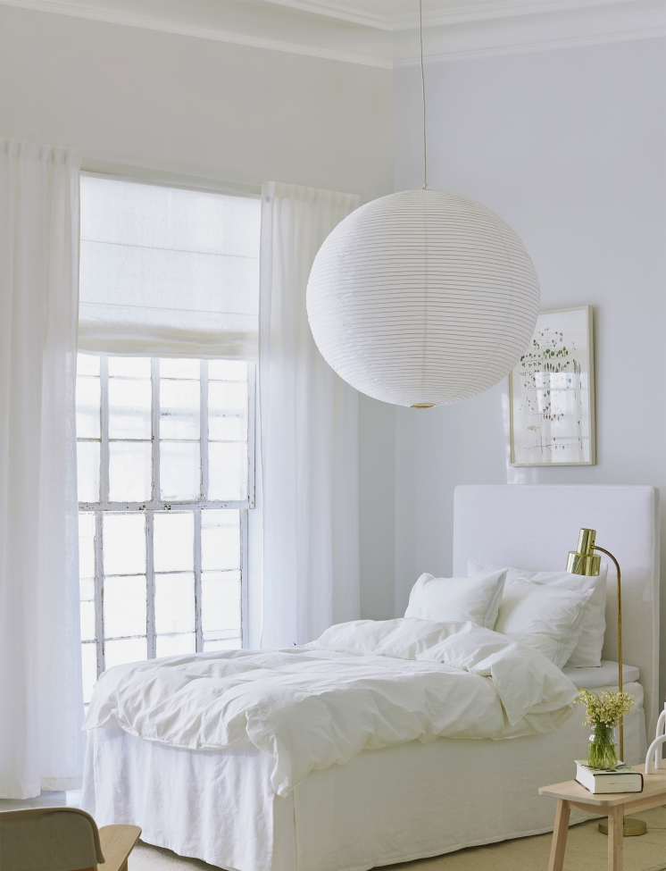 Hissiverho 'Miramar' 160x180 - Valkoinen