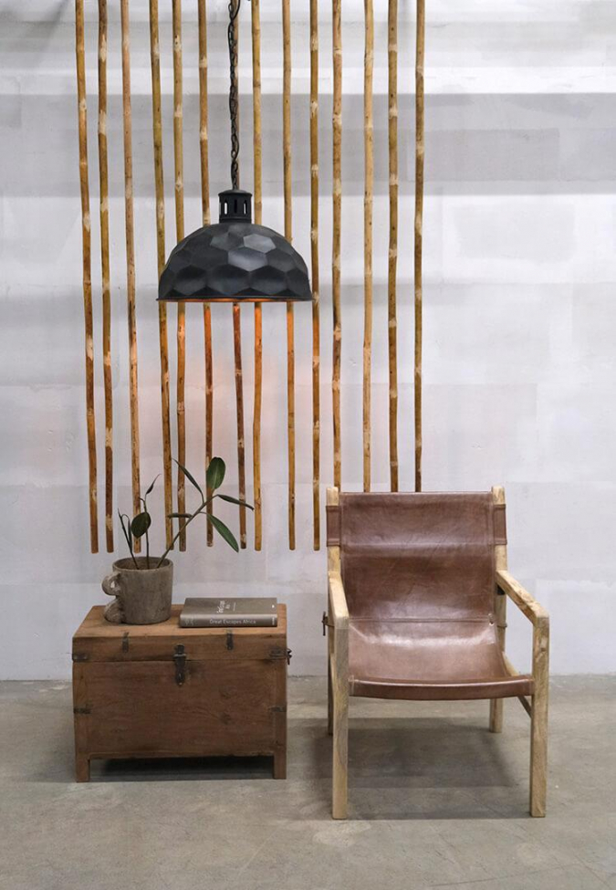 Lounge-tuoli 'Blixen' - Ruskea