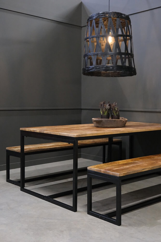 Ruokapöytä 'Ronaldo' 200x100cm - Puu