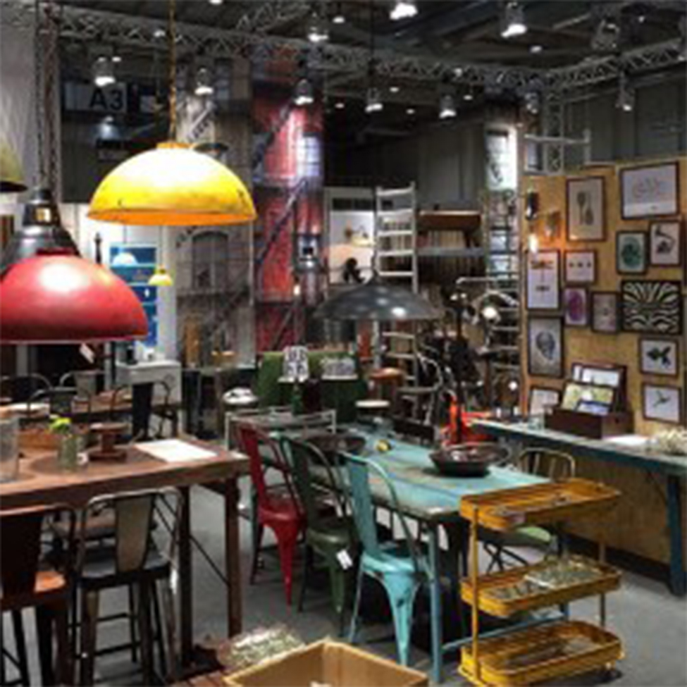 Teollisuuslamppu 'Thormann' - Keltainen/Patina