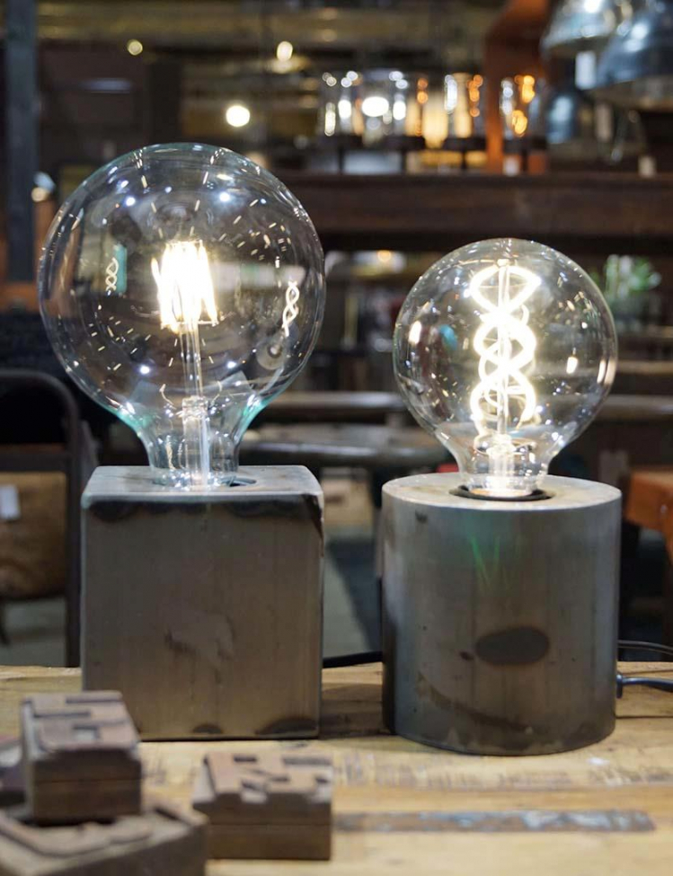 Pöytälamppu 'Fabio' - Harmaa