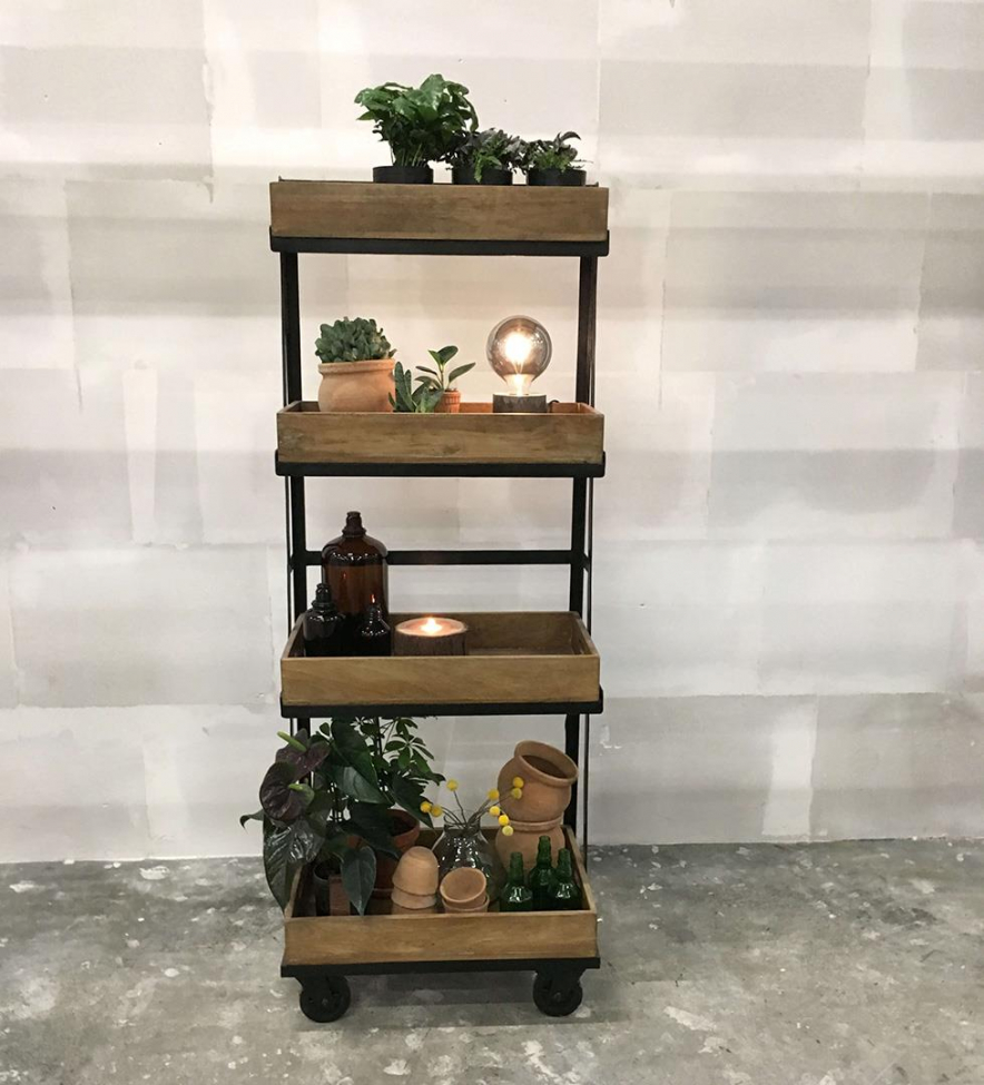 Pöytälamppu 'Fabio' - Harmaa