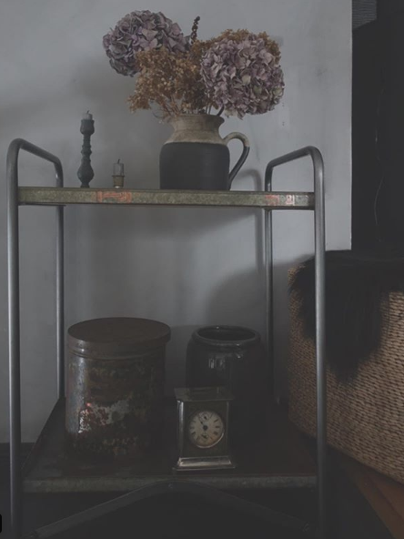 Vintage tarjoiluvaunu 'Eton' - Rauta