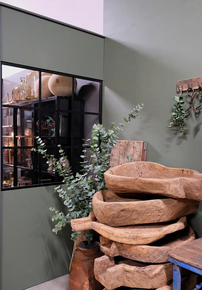 Teollinen seinä 'New York' S - Lasi