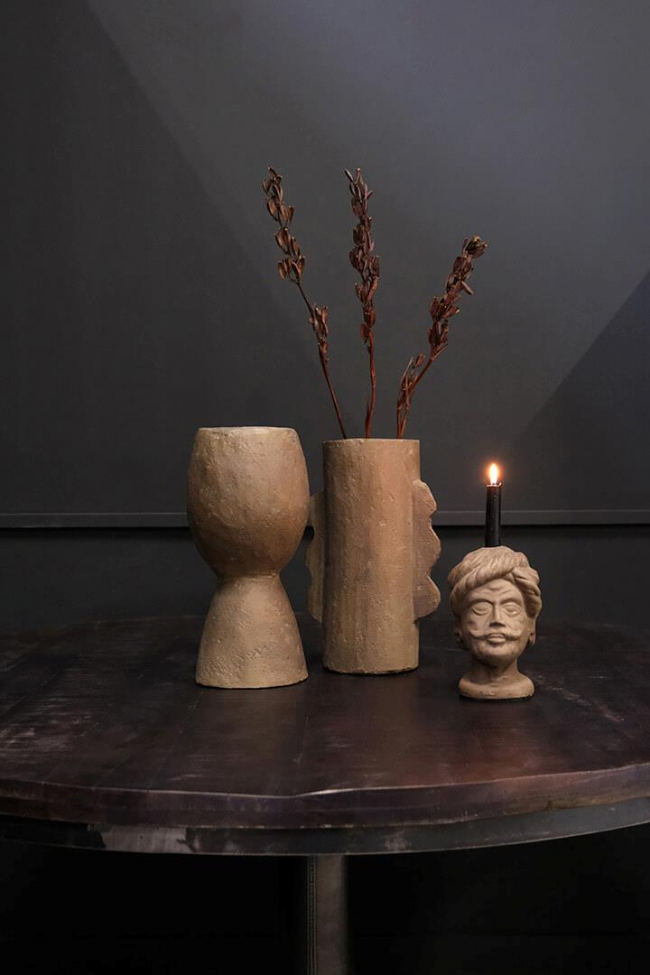 Maljakko 'Baxter' - Harmaa