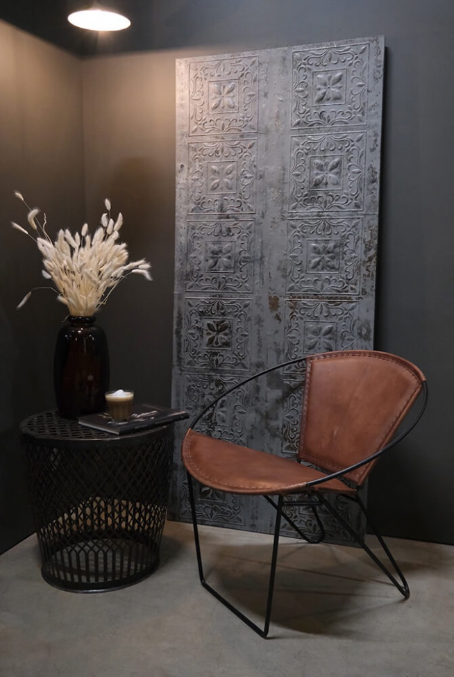 Lepotuoli 'Dalton' - Ruskea