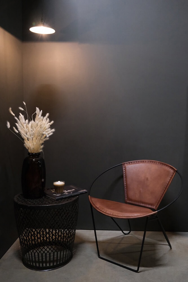 Lepotuoli 'Dalton' - Ruskea