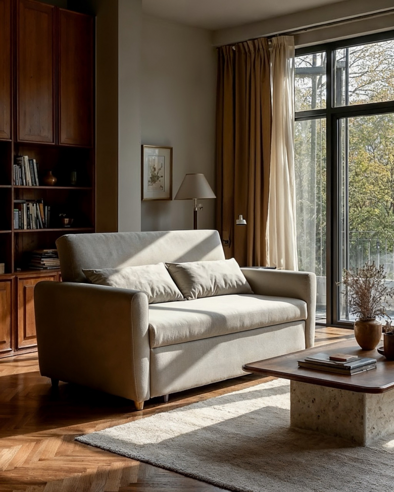 Vuodefutoni 'San Francisco' - Beige