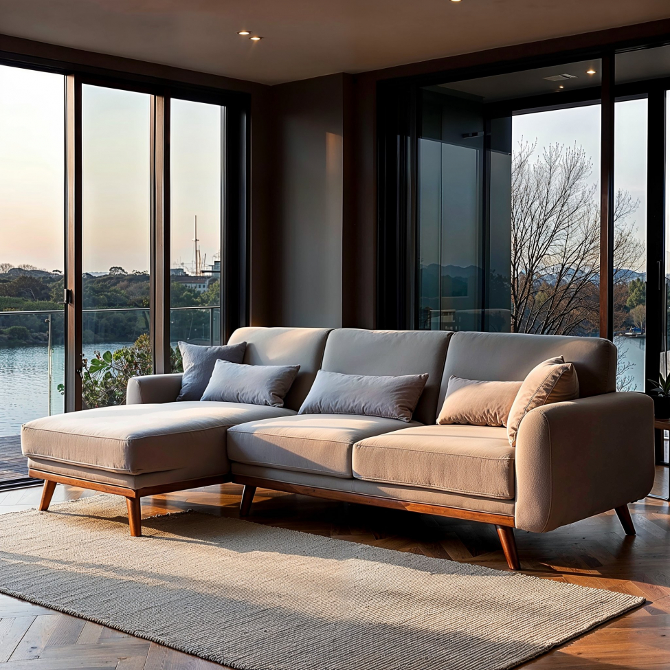 Vuodesohva 'Texas' - Vaaleanharmaa