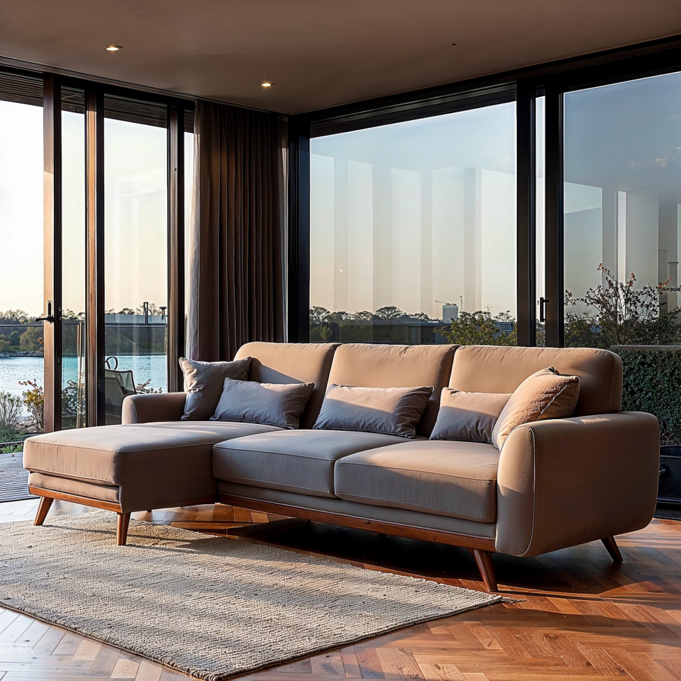 Vuodesohva 'Texas' - Vaaleanharmaa