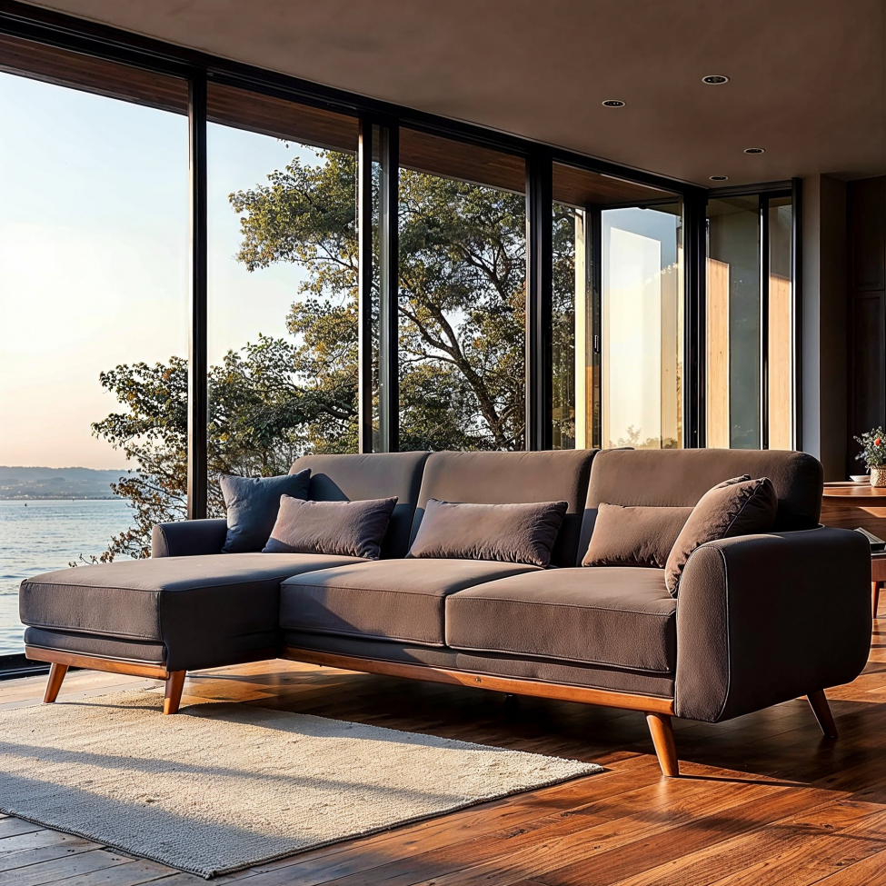 Vuodesohva 'Texas' - Tummanharmaa