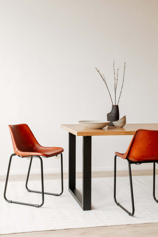 Tuoli Vintage - Nahka/Rauta