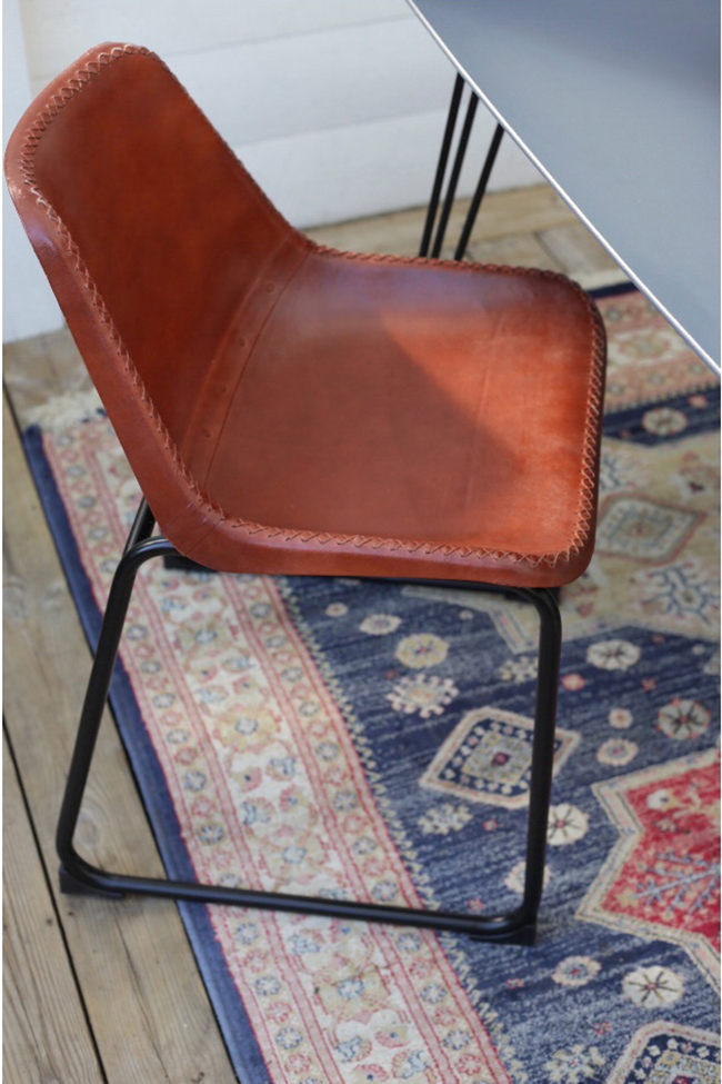 Tuoli Vintage - Nahka/Rauta
