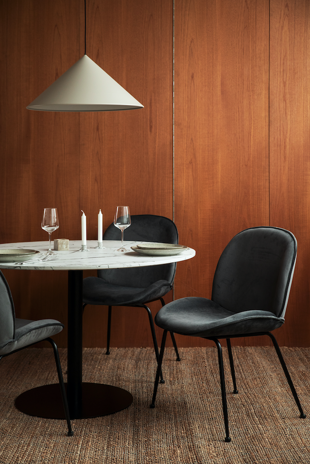 Tuoli 'Lux' - Harmaa/Musta